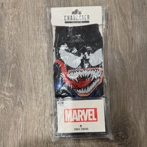 Marvel Venom Crew Socks - Black and Blue